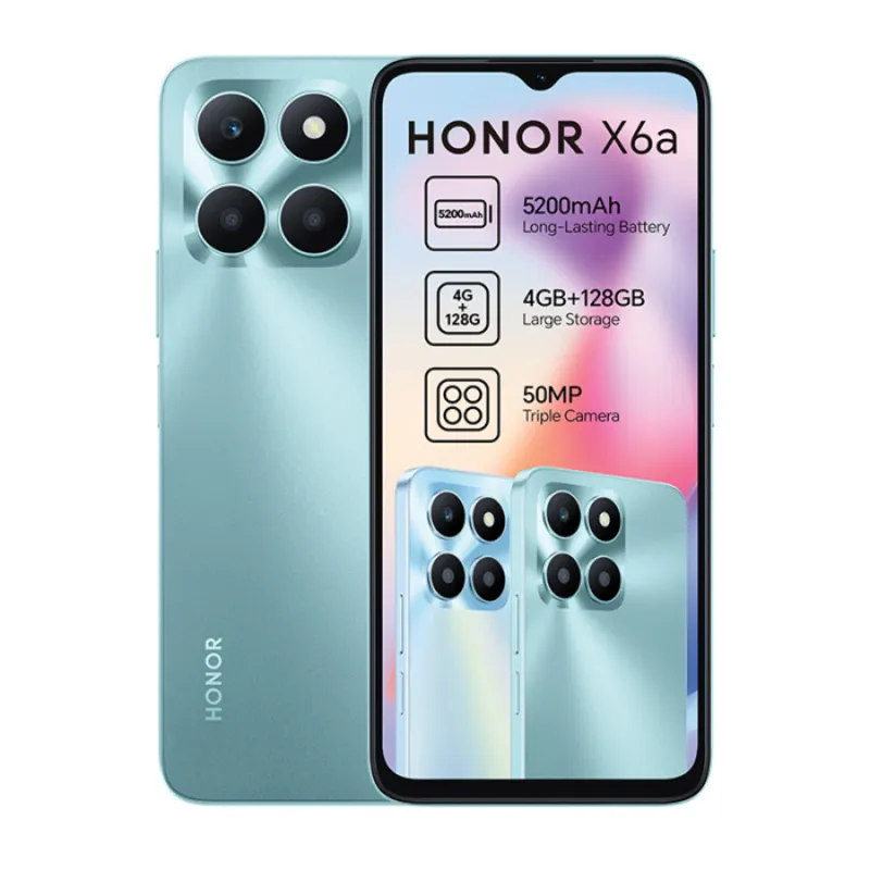 Honor X6a Silver 4GB RAM 128GB ROM