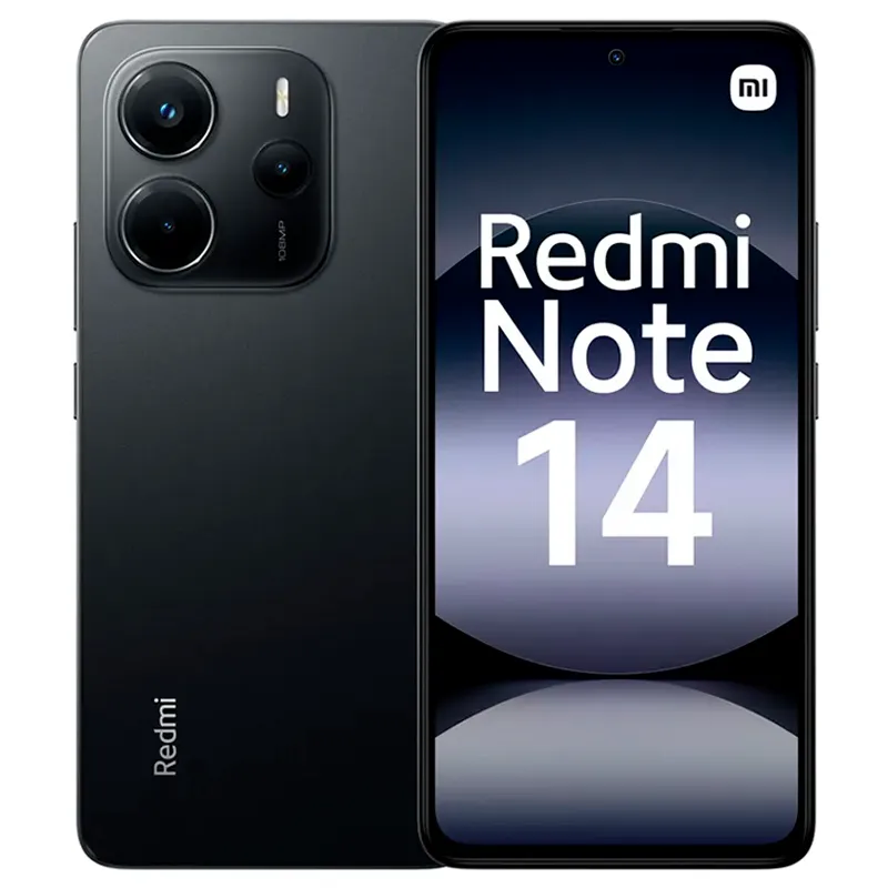 Xiaomi Redmi Note 14 Negro 8GB RAM 256GB ROM Xiaomi Redmi Note 14 Negro 8GB RAM 256GB ROM